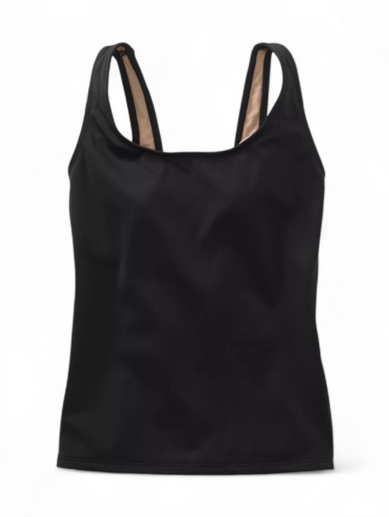 L.L. Bean Other - NWT L.L. Bean Black Beansport Scoop Neck Swim Tankini Top, Size 24W